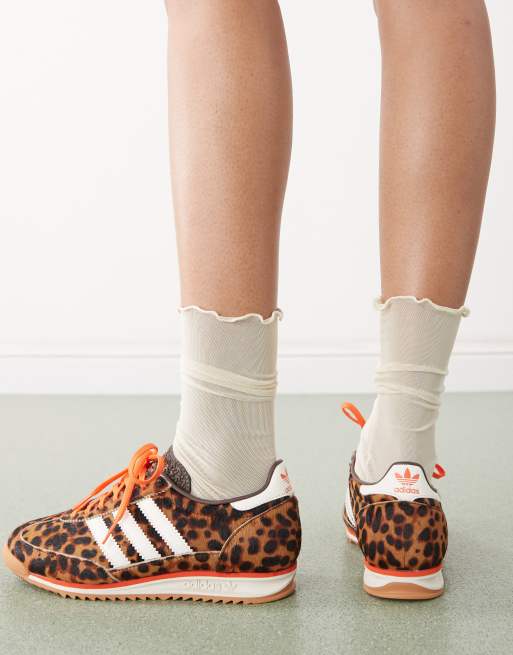 adidas Originals SL72 OG sneakers in leopard print