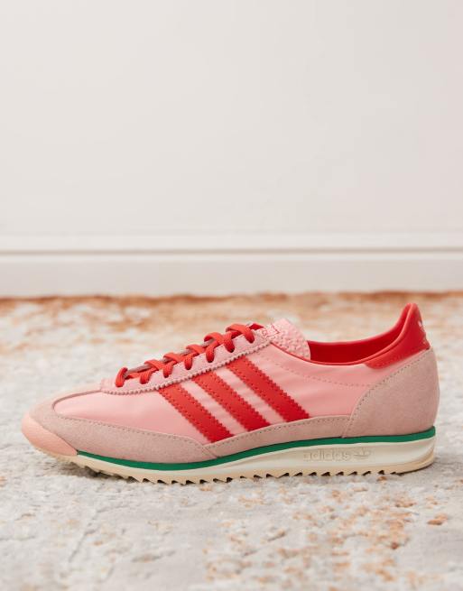 ★adidas★ SL 72 OG Solar Red Pink Womens adidas SL 72 OG Athletic Shoe - Solar Red / Ice