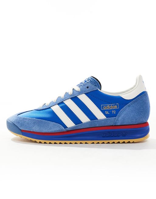 adidas Originals SL72 Retro Sport sneakers in blue and white | ASOS