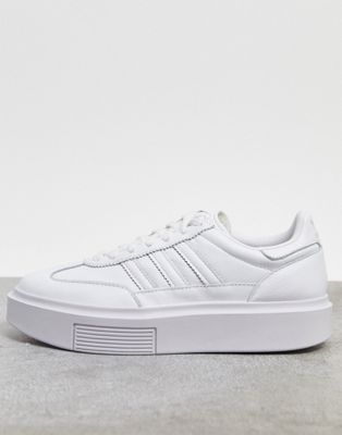adidas originals sleek 72 trainers in white