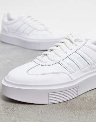 adidas originals sleek 72 trainers in white