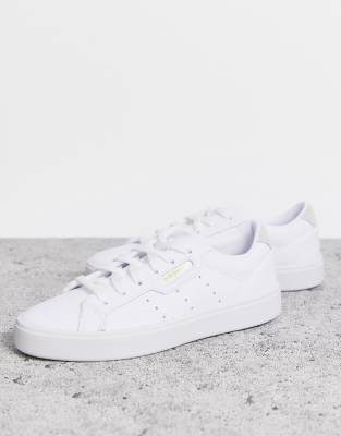 adidas sleek femme blanche