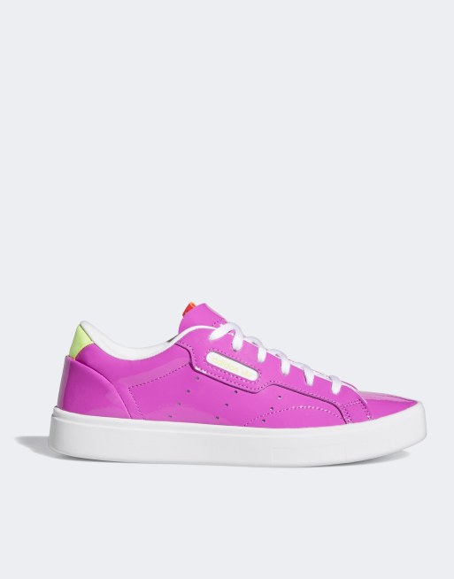 Cerebro Juntar agenda adidas Originals Sleek sneakers in purple | ASOS