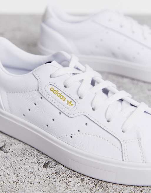 adidas Originals Sleek sneakers in white