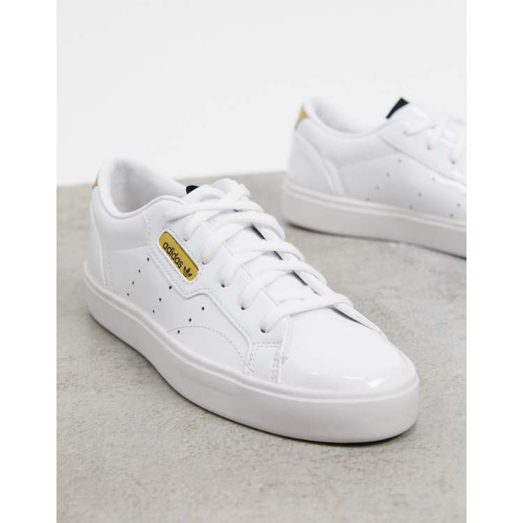 adidas Originals Sleek trainers in white ASOS