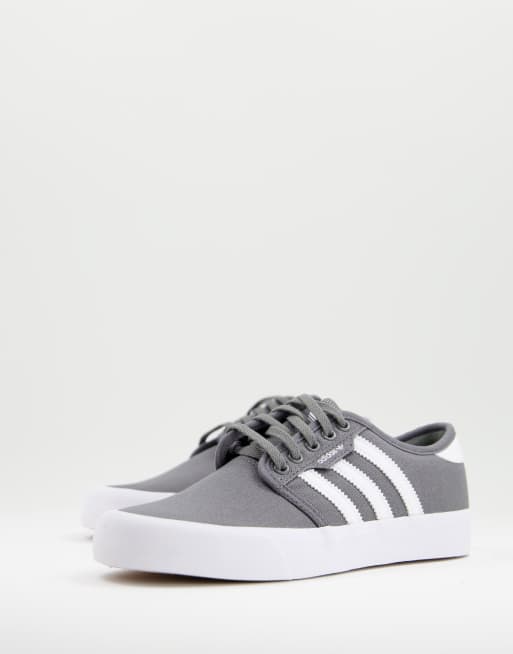 Grey clearance white adidas