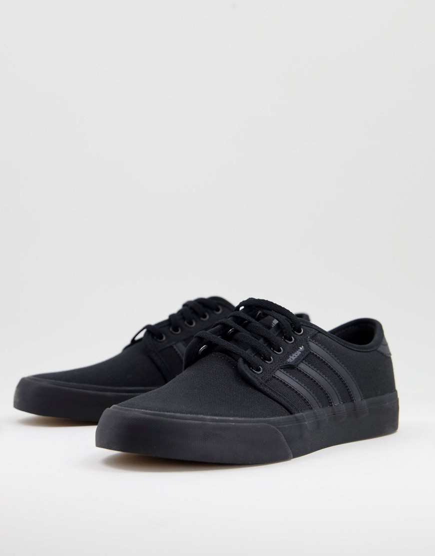 Adidas Originals Sleely Sneakers In Triple Black