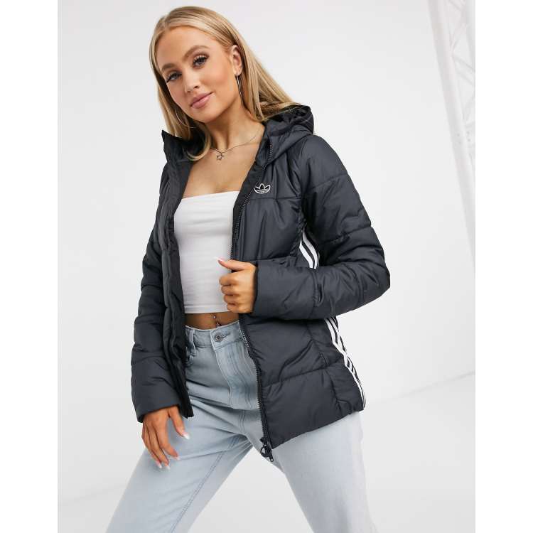 adidas padded jacket black | ASOS