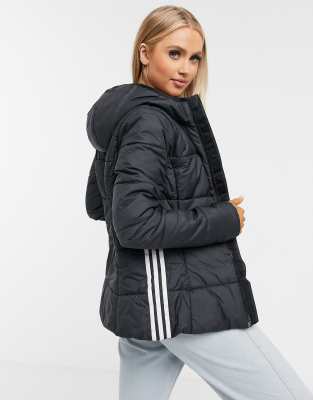 adidas women's slim jacket black