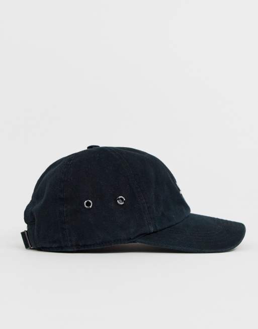 adidas Originals small logo adjustable cap in black | ASOS