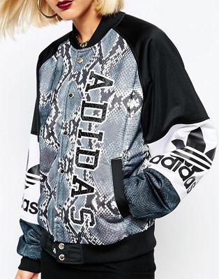 adidas snake print jacket