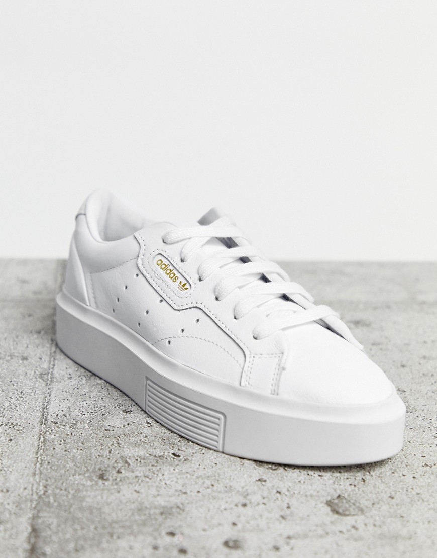 Adidas Originals - Sneakers bianche super lucide-Bianco