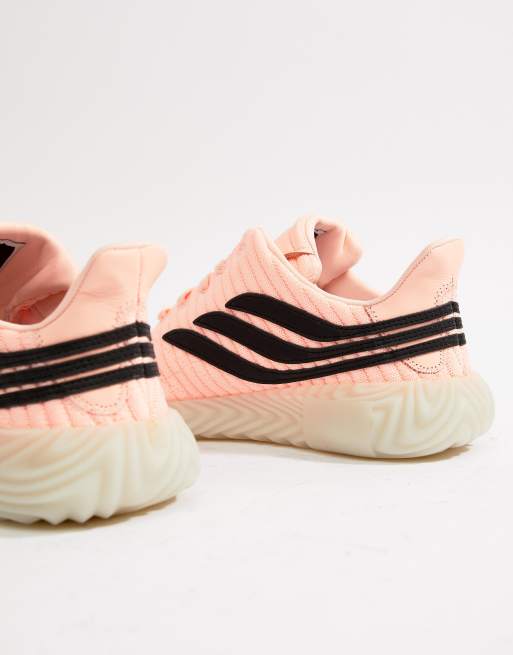 Adidas pink & store black sobakov trainers