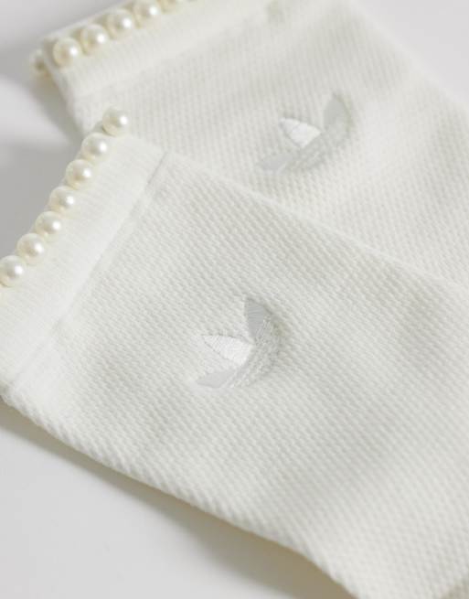 adidas Originals – Socken in Wollweiß mit Perlen, 2 von 3