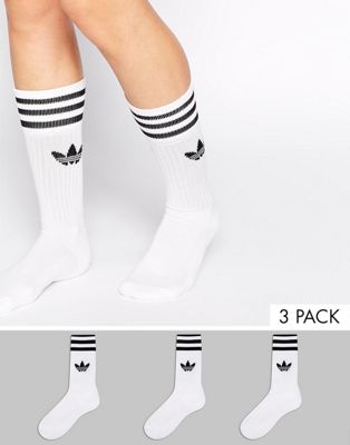 adidas Originals solid crew socks