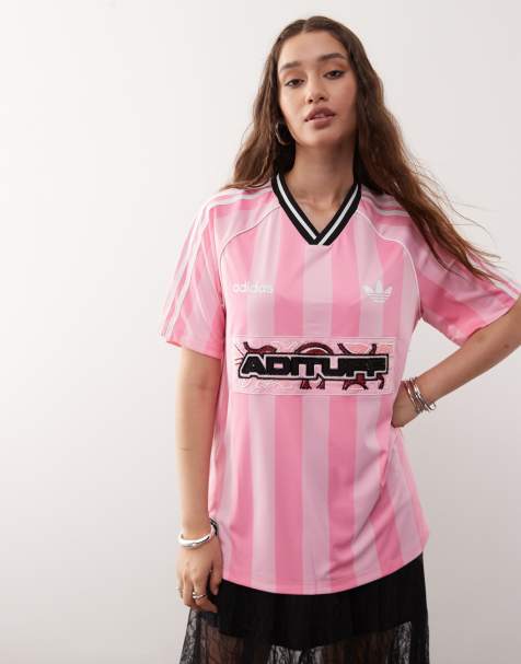 adidas Originals – Sommer-Fußballtrikot in Rosa - view 1