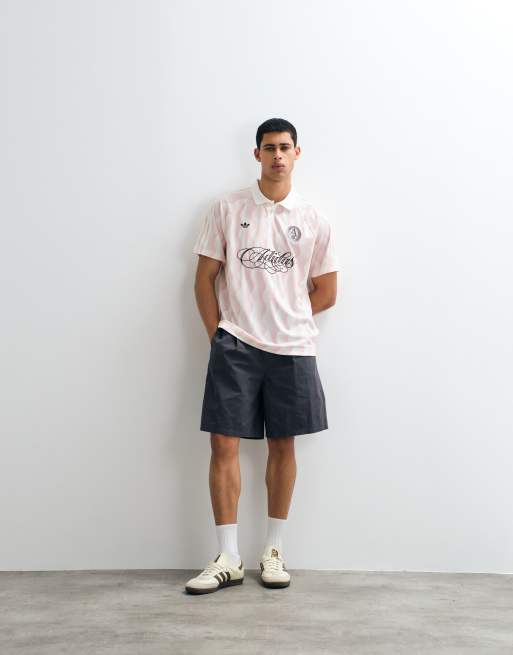 adidas Originals – Sommer-Trikot in Rosa mit Logo-Schriftzug, 2 von 5