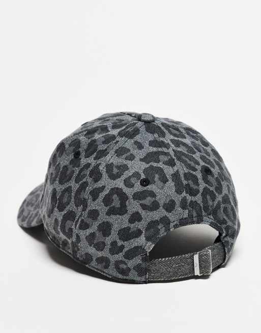 adidas Originals - Sort baseballcap med leopardprint, 3 af 3