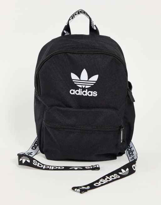 adidas Originals - sort minirygsæk med trekløver