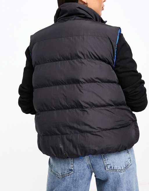 adidas Originals - Sort ærmeløs vinterjakke, 3 af 4