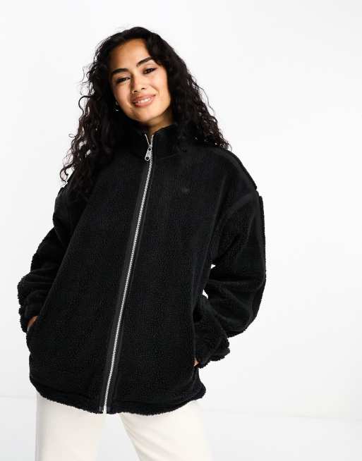 adidas Originals - Sort sherpa-fleece