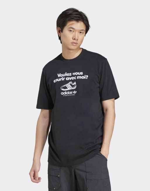 adidas Originals - Sort T-shirt med grafik