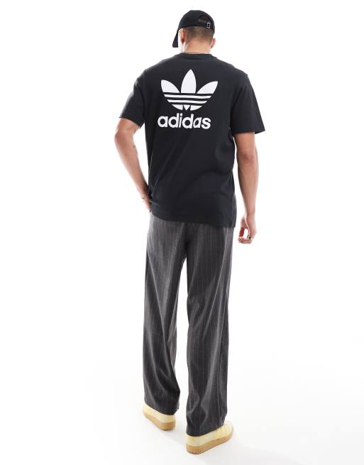 adidas Originals - Sort t-shirt med trekløver