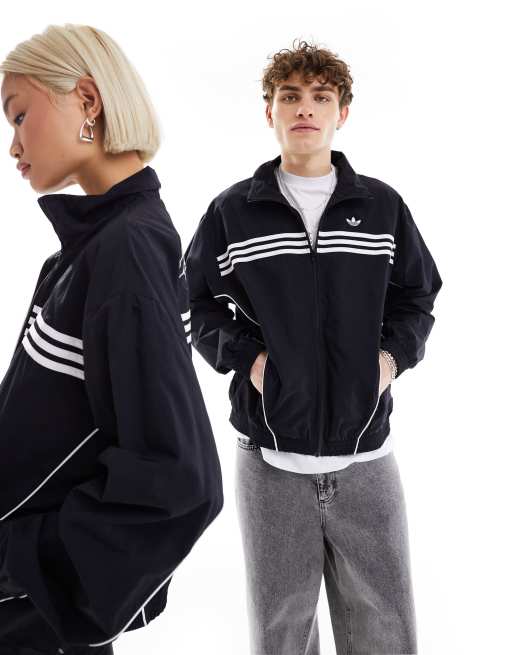 adidas Originals - Sort unisex-retrojakke