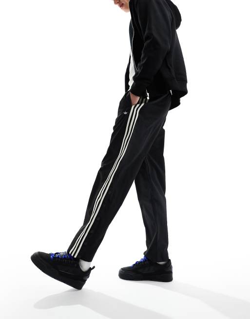 adidas Originals - Sorte basketball-træningsbukser