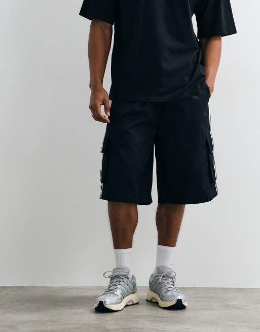 adidas Originals - Sorte cargoshorts i twill, 2 af 5