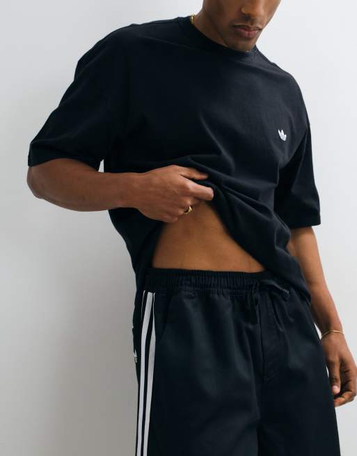 adidas Originals - Sorte cargoshorts i twill, 5 af 5