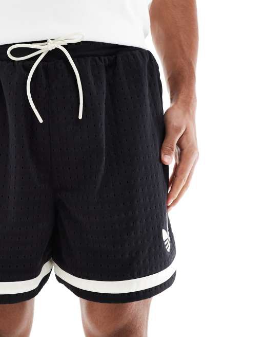 adidas Originals - Sorte og hvide shorts, 4 af 4