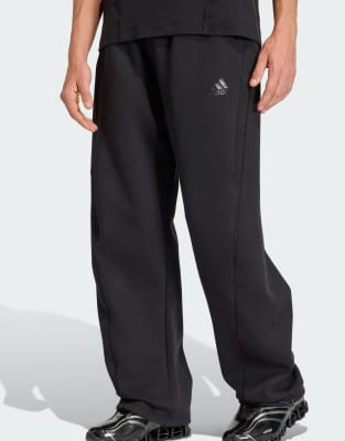 Originals - Spacer Cutline - Hose in Schwarz mit offenem Saum Schwarz M