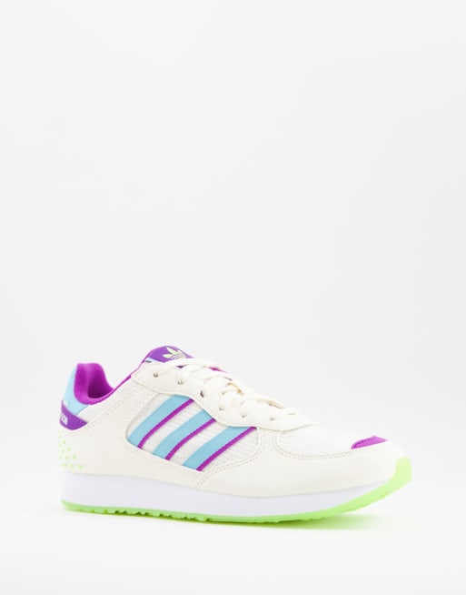 Adidas Originals Special 21 Sneaker In Gebrochenem Weiss Mit Blau Und Lila Details Faoswalim