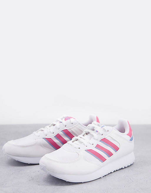 adidas Originals Special 21 trainers in white and pink