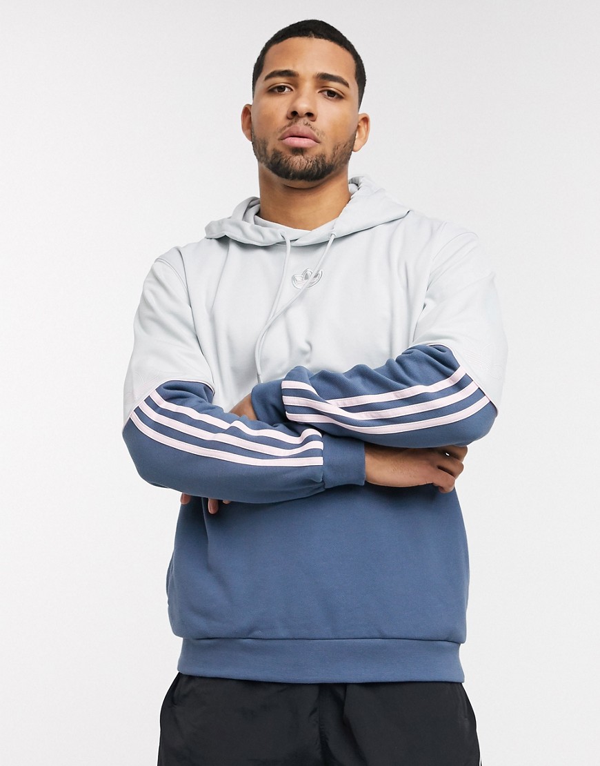 Adidas Originals spirit hoodie in blue