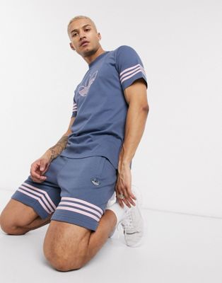 adidas Originals spirit shorts in blue