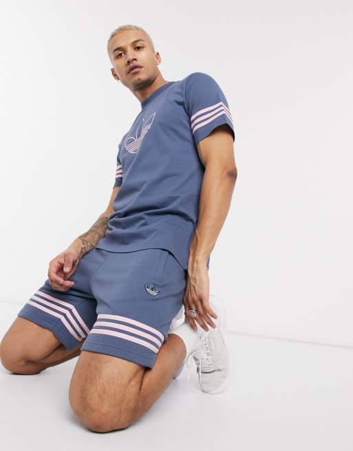 Ensemble short 2025 adidas homme