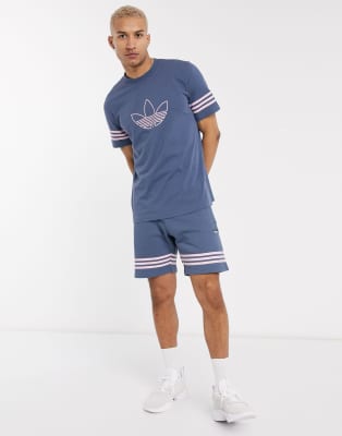 adidas originals blue t shirt