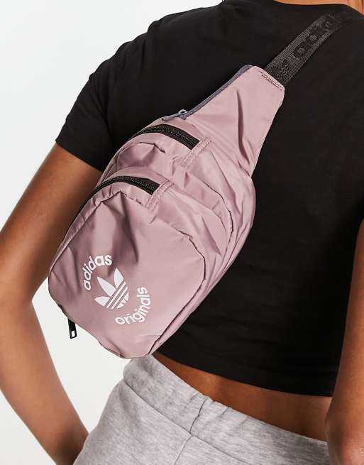 Adidas waist cheap bag purple