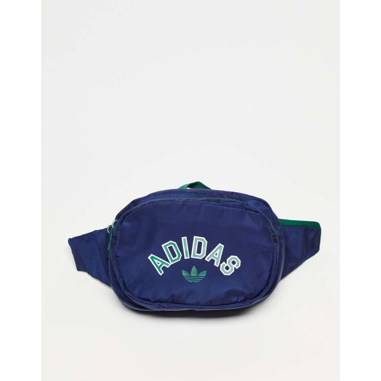 Green adidas fanny pack hot sale