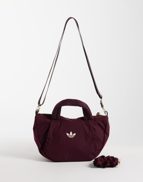 adidas Originals Sport cross body bag in burgundy - view 1