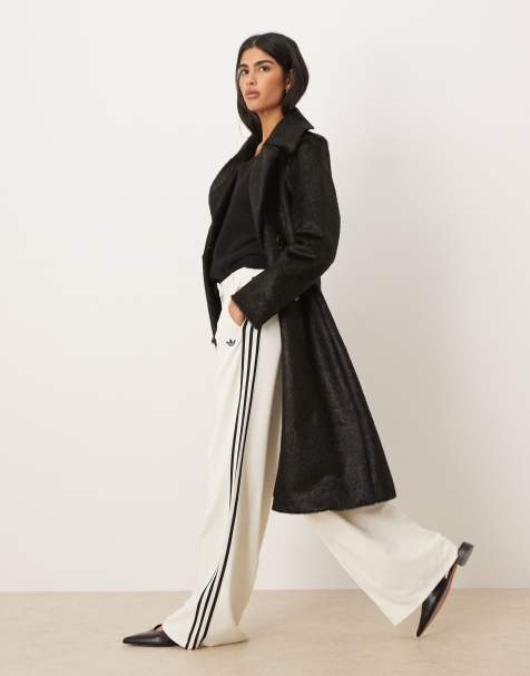 adidas Originals – Sport – Elegante Hose in Wollweiß - view 1