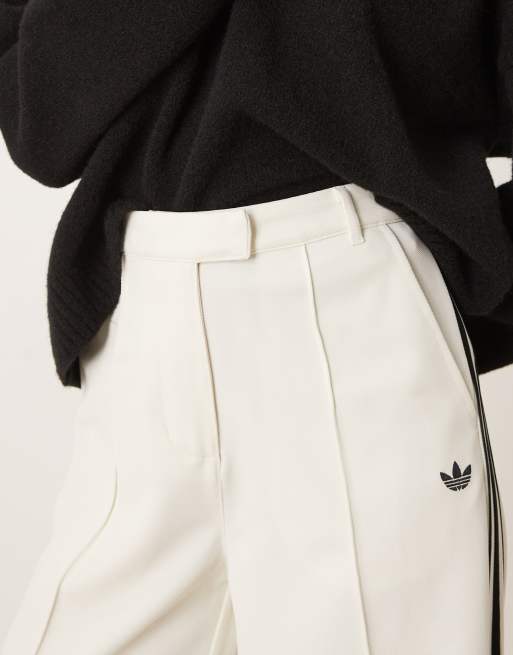 adidas Originals – Sport – Elegante Hose in Wollweiß, 3 von 5