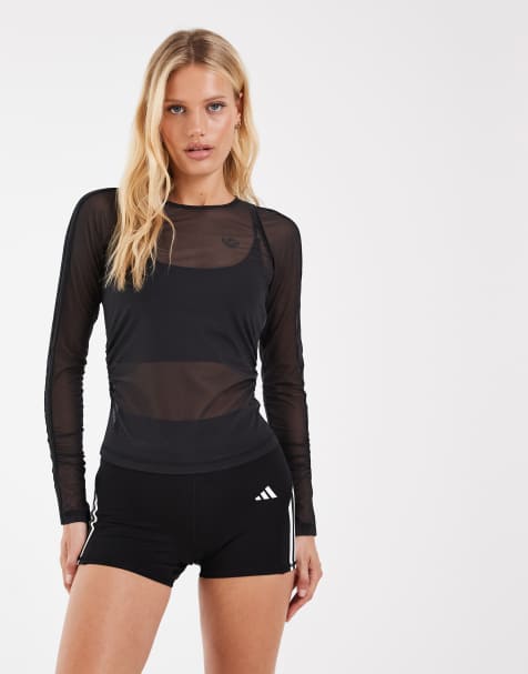 adidas Originals Sport long sleeve t-shirt in black - view 1