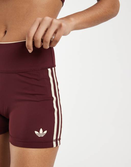adidas Originals - Sport - Pantaloncini bordeaux e crema, 5 di 5