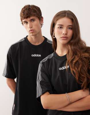 adidas Originals sport Unisex soccer jersey in black - view 1