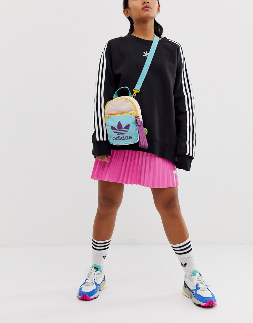 Adidas Originals - Sportivo - Zainetto rosa e menta-Multicolore
