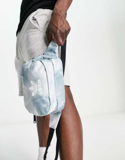 adidas Originals Sports 2.0 fanny pack in gray tie dye