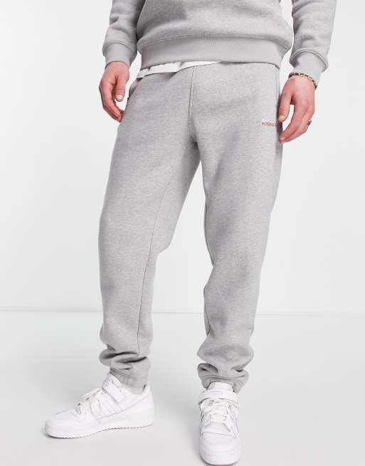 Adidas grey best sale heather joggers